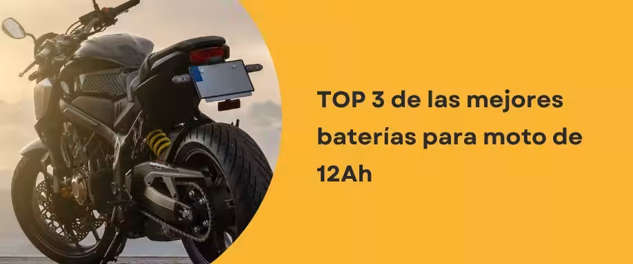 TOP 3 de las mejores baterías para moto de 12Ah