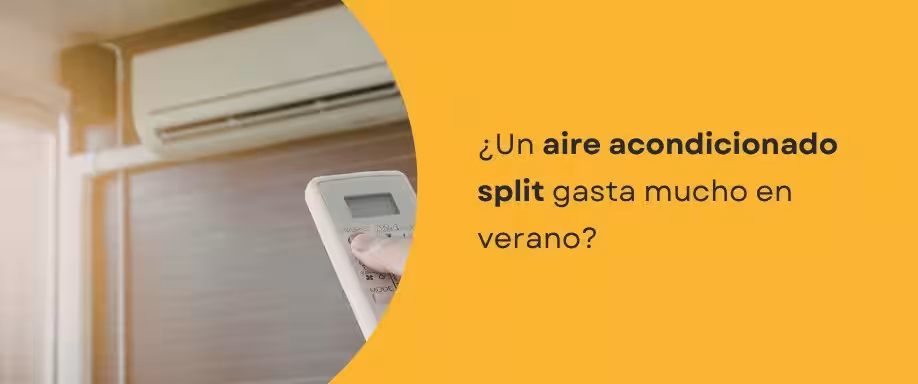 ¿Un aire acondicionado split gasta mucho en verano?