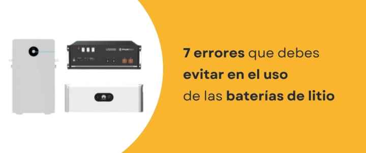 7 errores que reducen la duración de tu batería de litio