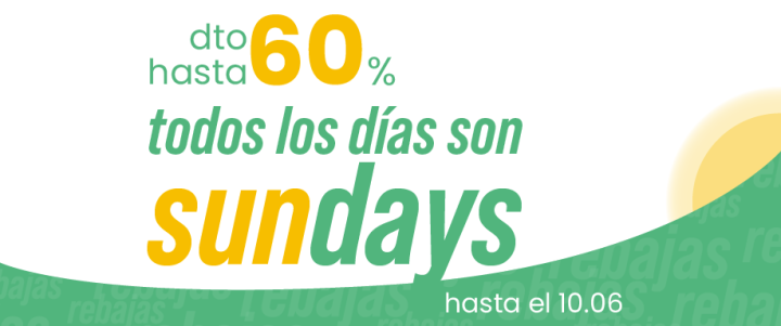 ¡Rebajas de verano! Descuentos de hasta el 60% ¡Rebajas de verano! Descuentos de hasta el 60%
