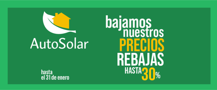 Rebajas en AutoSolar del 18 al 31 de enero