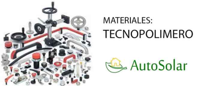 ¿Qué es un material tecnopolímero?