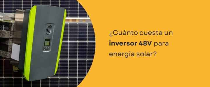 ¿Cuánto cuesta un inversor 48V para energía solar?