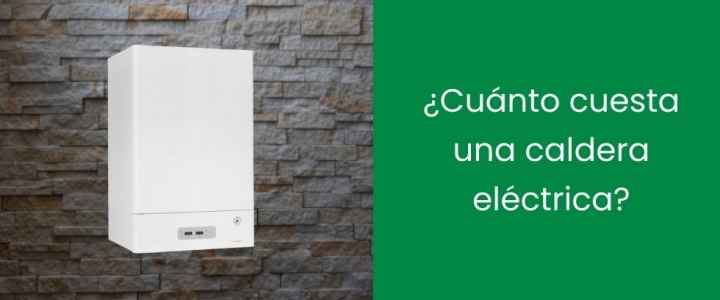 ¿Cuánto cuesta una caldera eléctrica?