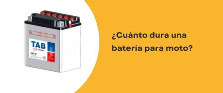 ¿Cuánto dura una batería para moto?
