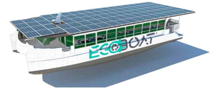 El primer barco que funciona con energía fotovoltaica nace en Santander El primer barco que funciona con energía fotovoltaica nace en Santander