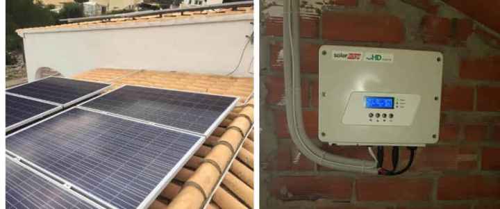 Instalación fotovoltaica en municipio cercano a Barcelona