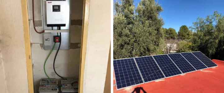 Instalación Casa de Campo con baterías estacionarias Ultracell en Valencia