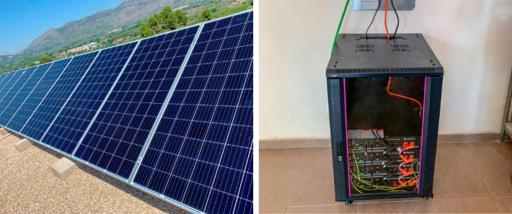 Instalación solar con inversor Voltronic y baterías Pylontech en Alicante Instalación solar con inversor Voltronic y baterías Pylontech en Alicante