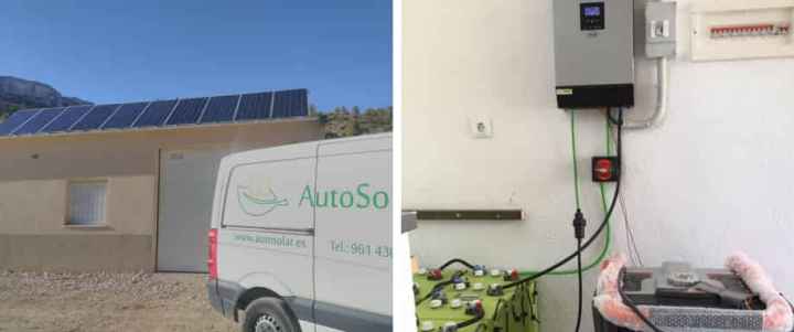 Instalación Fotovoltaica con Generador en Teruel