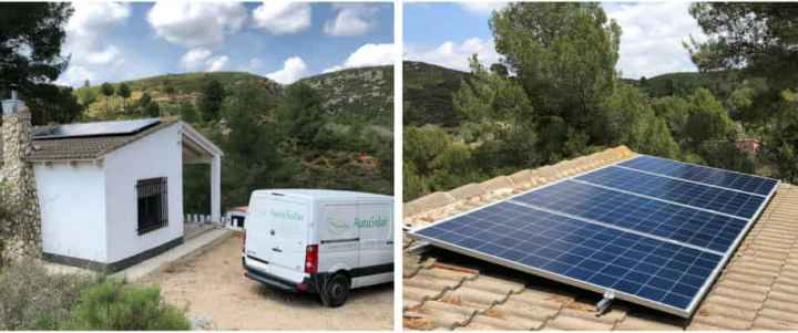 Instalación Solar Kit Casa de Campo interior Valencia Instalación Solar Kit Casa de Campo interior Valencia