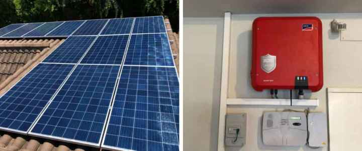 Instalación Fotovoltaica con Inversor C/Red Sunny Boy en Barcelona