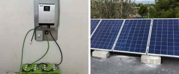 Instalación Fotovoltaica Aislada de la Red Eléctrica en la Comunidad Valenciana