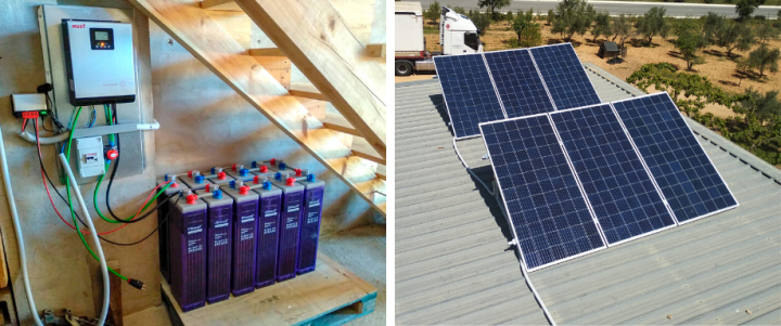 Instalación kit solar aislado de la red eléctrica en Alicante
