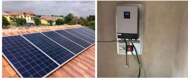 Instalación Kit Solar Vivienda Habitual 18200Wh/día en Burgos