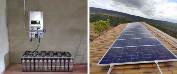 Instalación solar vivienda aislada de la red eléctrica Cáceres