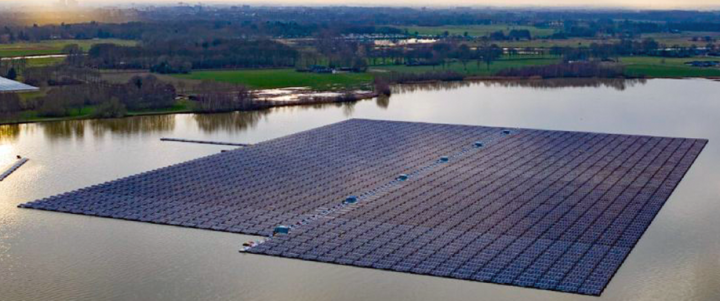 Planta solar flotante más grande del mundo en los Países Bajos