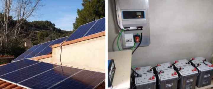 Instalación Fotovoltaica en Castellón de Kit Solar Aislado de la Red Eléctrica