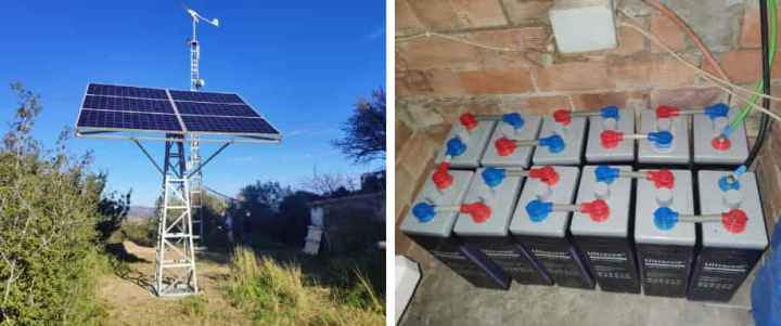 Instalación Fotovoltaica en Valencia de Kit Solar Aislado de la Red Eléctrica