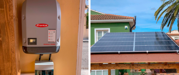 Instalación solar con paneles solares JA Solar en Valencia