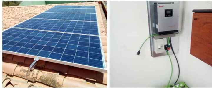 Instalación Kit Fotovoltaico Casa Campo 8000Wh/día en Valencia