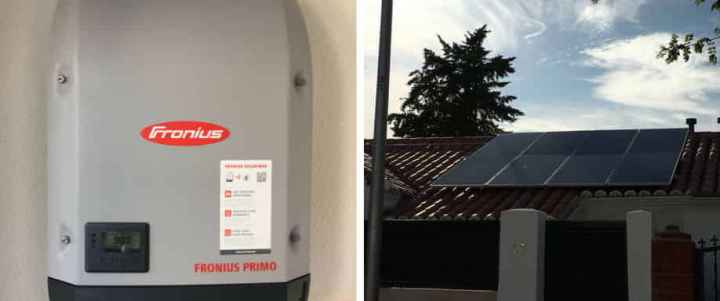 Instalación Kit Solar Autoconsumo con inversor Fronius Primo en Madrid