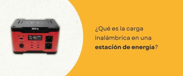 ¿Qué es la carga inalámbrica en una estación de energía?