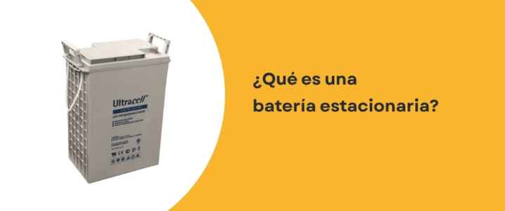 ¿Qué es una batería estacionaria?