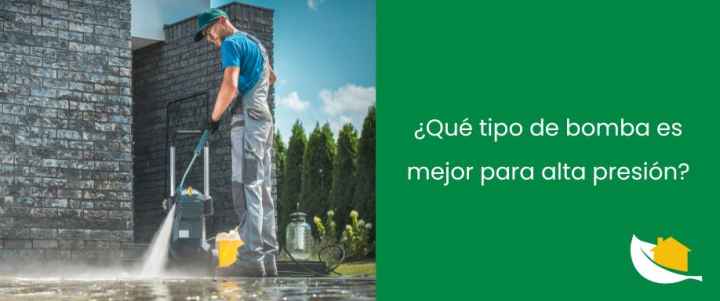¿Qué tipo de bomba es mejor para alta presión?