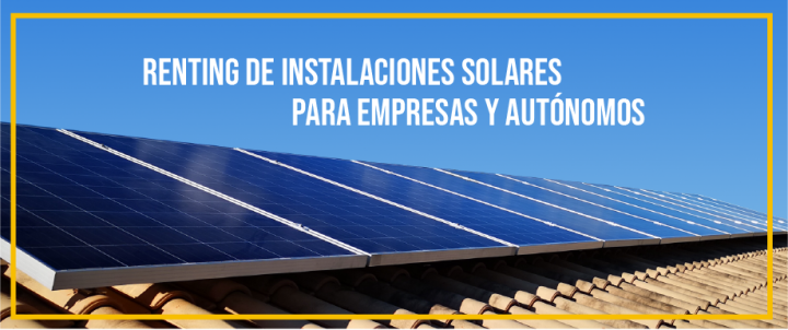 Renting placas solares