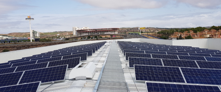 Energía solar en el transporte público de Murcia